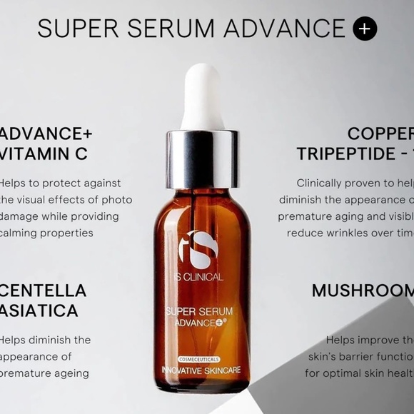 iS Clinical SUPER SERUM ADVANCE+ 30ML EX11/27 NEW UNUSED BOXED SEALED - Picture 6 of 9